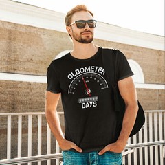 Oldometer 40th Birthday Mens T Shirt shirt Funny Him fortieth milestone bday Men
