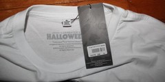 Men’s JOHN CARPENTER’S HALLOWEEN Graphic Tee T-Shirt MICHAEL MYERS Knife XL *6S