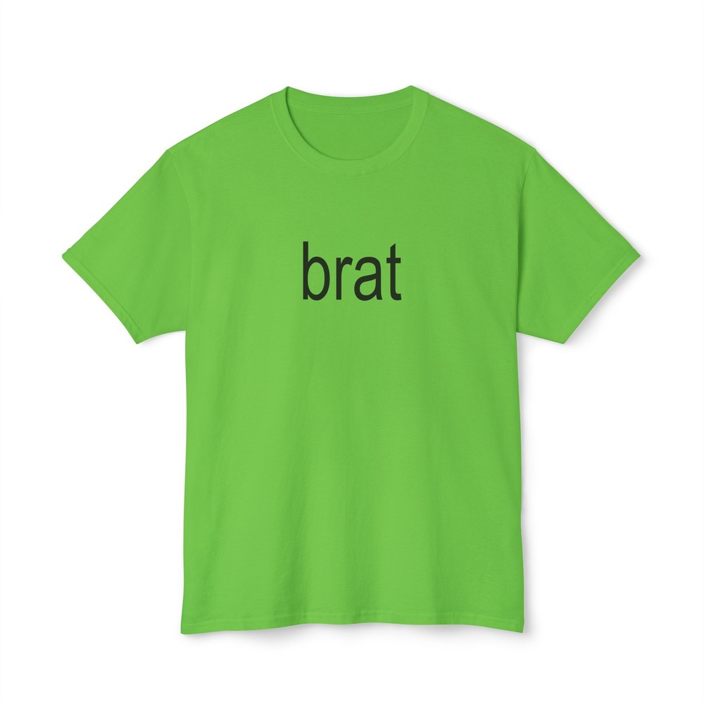 Charli XCX Brat HD Cotton Tee Shirt Album Merch T-Shirt
