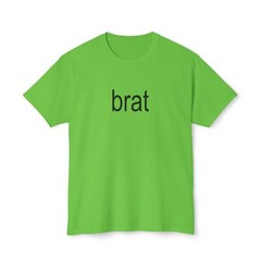Charli XCX Brat HD Cotton Tee Shirt Album Merch T-Shirt