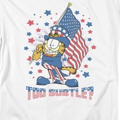 Garfield Subtle Licensed Adult Unisex T-Shirt Regular Fit Tee SM-3X