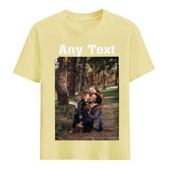 Personalized Casual T-Shirt with Custom Logo Pattern – Soft Tee for Men Women