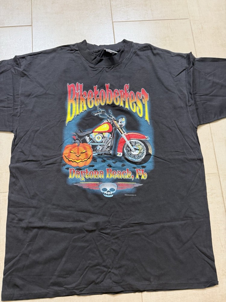 Vintage 90’s Daytona Beach Biketoberfest Single Stitch Robison Shirt Men’s 2XL