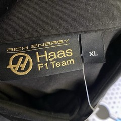 Haas F1 Team Shirt Mens XL Black Polo Logo Rich Energy Formula 1 Racing NWT