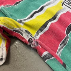 Vintage Bob Marley AOP Positive Vibration Shirt XL Stussy Made In Usa Tie Dye