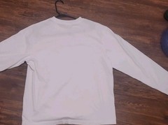 Original Use Men’s T-Shirt, XL – White – long sleeve No Imperfections