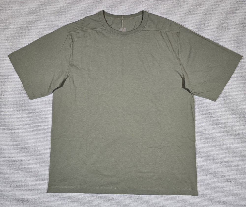 Rick Owens Brad T-Shirt Men Sz M Celadon Green S/S 25 Hollywood Collection