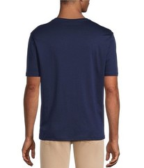 Mens Liquid Luxury T-Shirt Medium GRAY Interlock Crew Neck Murano Short Slv