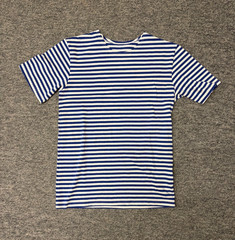 Russian Paratrooper Blue Telnyashka Short Sleeve T-Shirt – 36-38″ Chest/Small