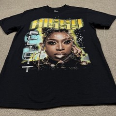Supa Dupa Fly Missy Elliot Men’s Shirt Size M Black Short Sleeve Rap Graphic Tee