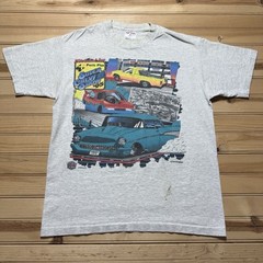 Vintage 90s 1995 Super Chevy Show Hot Rod Dragster Bel Air Shirt Size Large