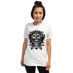 skull tribal king awesome graphic Short-Sleeve Unisex T-Shirt