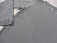 Kuhl Shirt Mens Medium Gray Kommando Wildfibre Long Sleeve Pocket Zipper Hiking