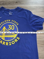 Nike Stephen Curry Men’s Large NBA Golden State Warriors Dri-FIT Shirt Tee Blue