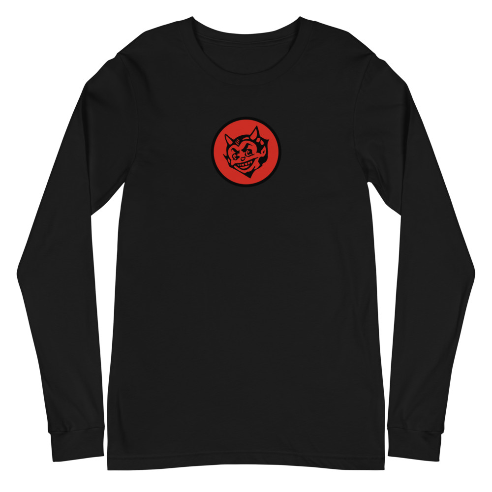 Porno for Pyros Devil White or Black Unisex Long Sleeve T-Shirt