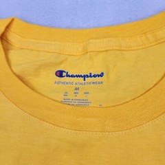 Champion Shirt Mens Medium Basic Team Jersey SS Crewneck Yellow Adult NEW