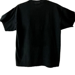 VTG Retro T-Shirt Black Sh Sl Preppy Logo MYRTLE BEACH S. Carolina Palm Tree LG
