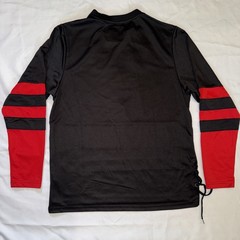 Maxi Milian Chicago Bulls Hockey Sports Mens Jersey Blk/Red Size M Long Sleeve