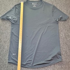 BYLT Premium Basics T-Shirt Mens Large White Navy Excellent Mesh Active 2 Pack