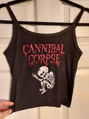 Cannibal corpse shirt cannibal corpse crop top cannibal corpse tank top xs 2 3xl
