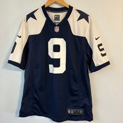 Nike Dallas Cowboys Tony Romo 9 NFL On Field Jersey Mens Large Navy Blue White
