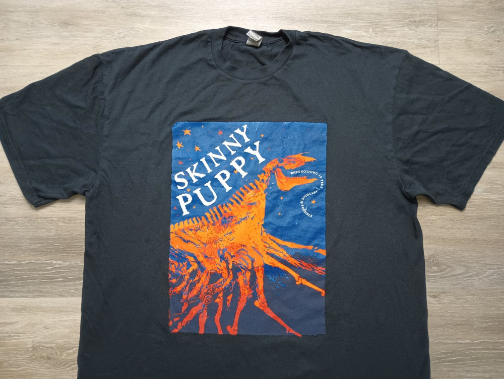 Skinny Puppy Final Tour T Shirt 2023 sz XXL Industrial band NIN goth metal rock