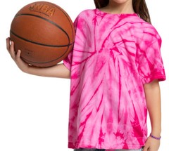 Tie Dye T-Shirts Red, Blue, Pink, Purple, Black, Green Kids Adult 100% Cotton