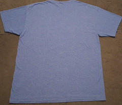 Vtg Lg FOTL Blue Aurora University Collegiate Spellout T Shirt