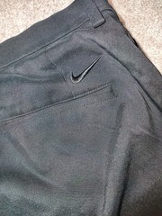 Nike Golf Shorts Mens Black Dri-Fit Performance Stretch Flat Front