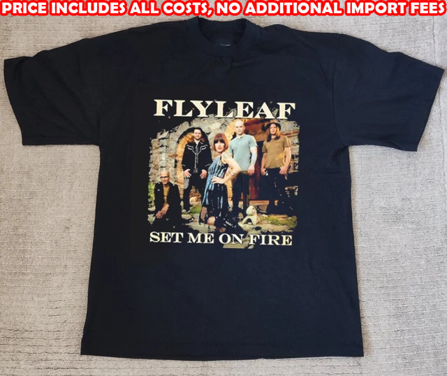Flyleaf Band Set Me On Fire T-shirt Size S to 5XL SE401