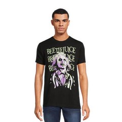 Beetlejuice Men’s Black T-Shirt Large