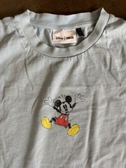 ASOS Unisex Disney Mickey Mouse Graphic T-Shirt Short Sleeve Crew Neck Size L