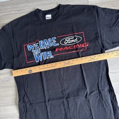 Vintage Checkered Flag Sports Ford Racing T-Shirt XL