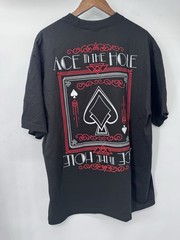Hazbin Hotel Rosie & Alastor Ace Double-Sided T-Shirt Hot Topic Black Goth NWT