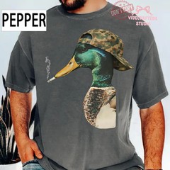 Funny Mallard Duck Unisex Wildlife Bird Animal Lover Comfort Tee