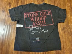WWE Stone Cold Steve Austin 100% Whoop Ass Back T Shirt M