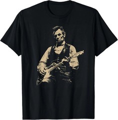 Abraham Lincoln-Abe-Lincoln Playing Guitar Retro Vintage Unisex T-Shirt