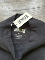 Duluth Trading Co. Men’s XL Black Long Sleeve Crew Neck Longtail Relaxed Tee