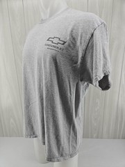 Chevrolet T Shirt Mens XL Grey Short Sleeve Graphic Team Chevy Motorsports