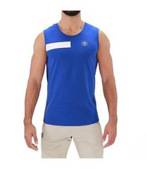 Débardeur TOF PARIS Round Collar Tanktop YOU Cotton Jersay Tank Royal Blue 25