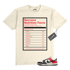 Dunk Bright Crimson Black Toe Pale Ivory Low T Shirt to Match SUCC