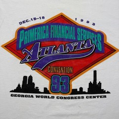 Vintage 1993 Primerica Financial Services Atlanta Convention T-Shirt USA – XXL