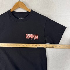 Deathwish Mayhem Adult Small Shotgun Skeelton Short Sleeve Skater Shirt