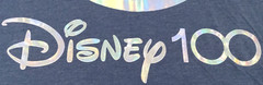 Disney Mickey Mouse Men’s Large T-Shirt 100 Years Of Wonder Logo Heather Blue