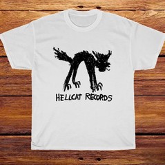 New Shirt Hellcat Records Artists Label Logo Black/White/Grey/Navy T-Shirt S-5XL