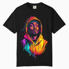 Neon Hip Hop Graphic T-Shirt, Comfort Colors T Shirt, Unisex Streetwear Tee