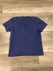 Nike Navy Blue Script Logo Graphic T-Shirt