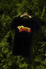 CHEERS Black T-Shirt Size S-5XL