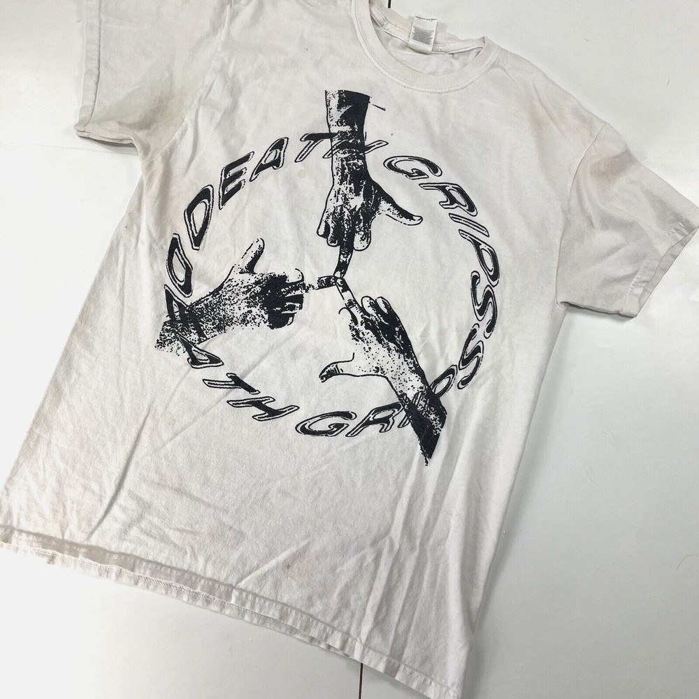 Death Grips White Concert Tour 2017 Sleeve Cotton White All Size Shirt KH1727
