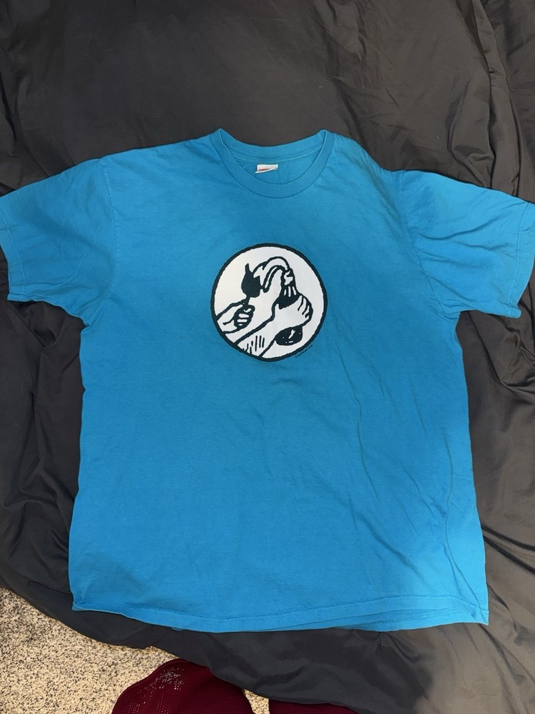 SUPREME MOLOTOV T-SHIRT BLUE XL